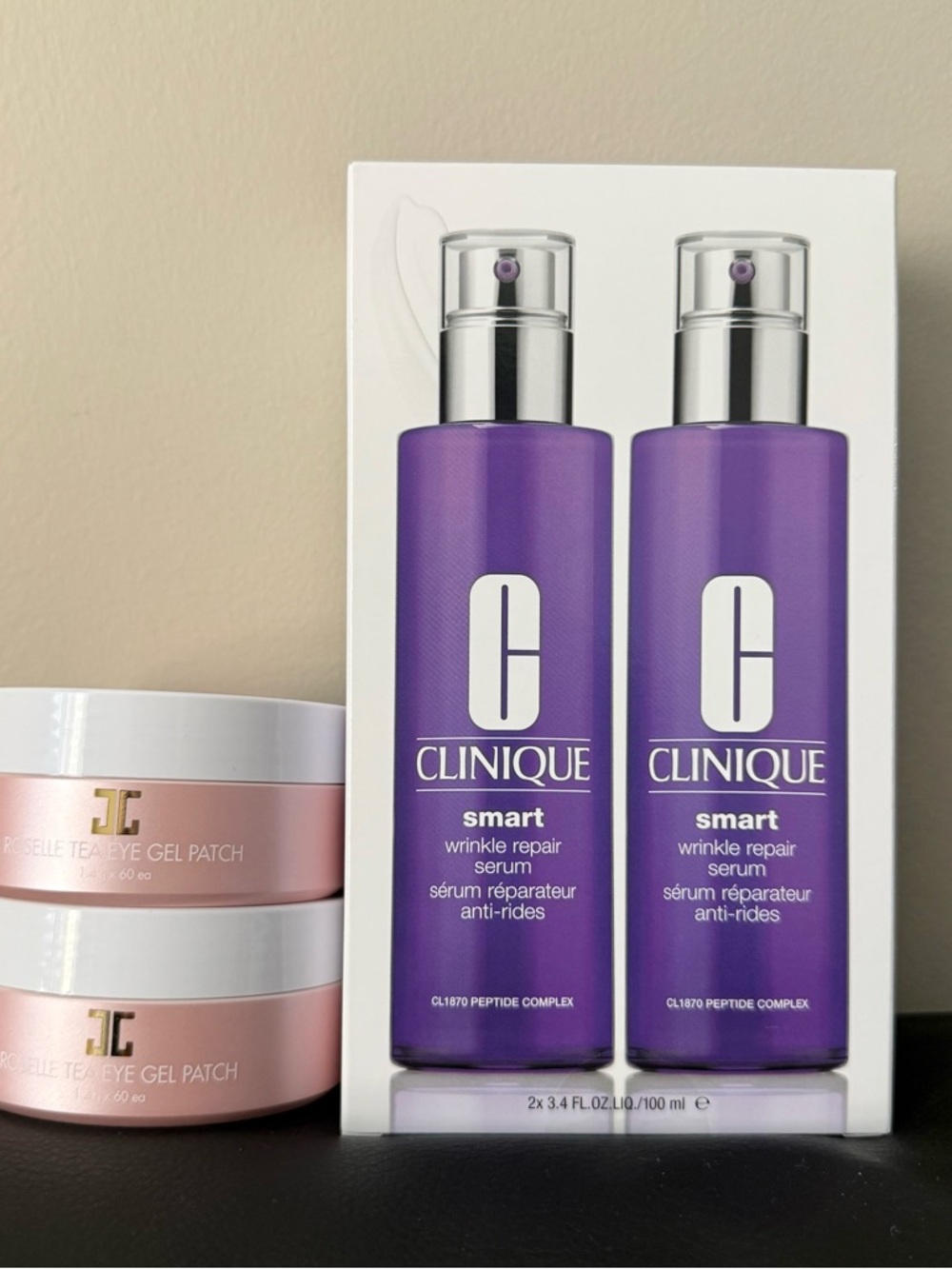 NIB Clinique Smart Clinical Repair Wrinkle Correcting Serum 2 x 3.4 Oz. / 100mL